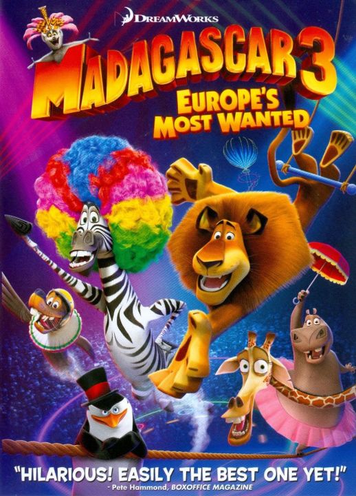Madagascar 3 Europe’s Most Wanted มาดากัสการ์ 3 ข้ามป่าไปซ่าส์ยุโรป