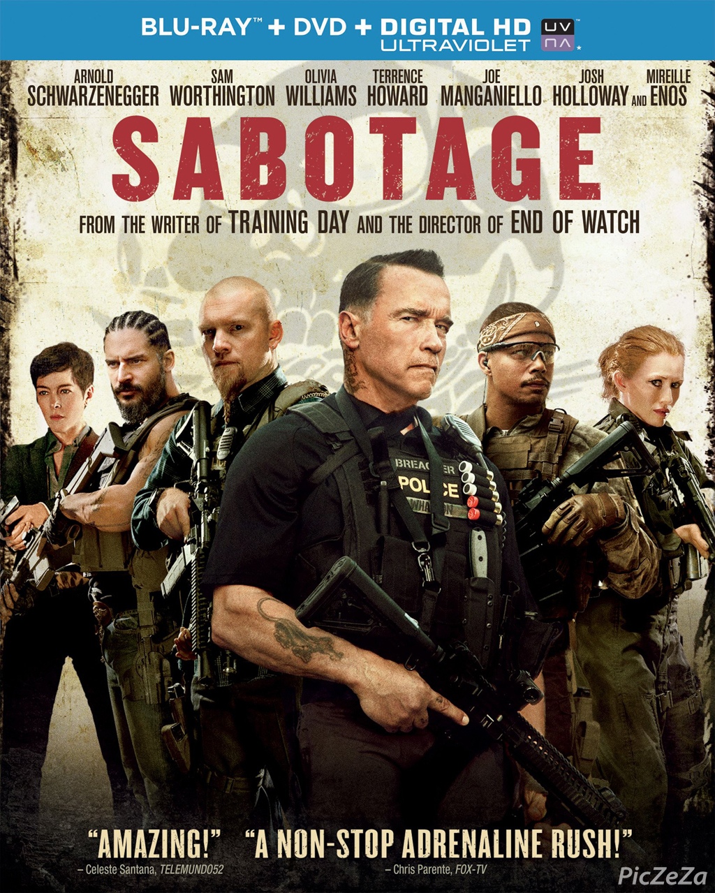 Sabotage (2014) คนเหล็กล่านรก